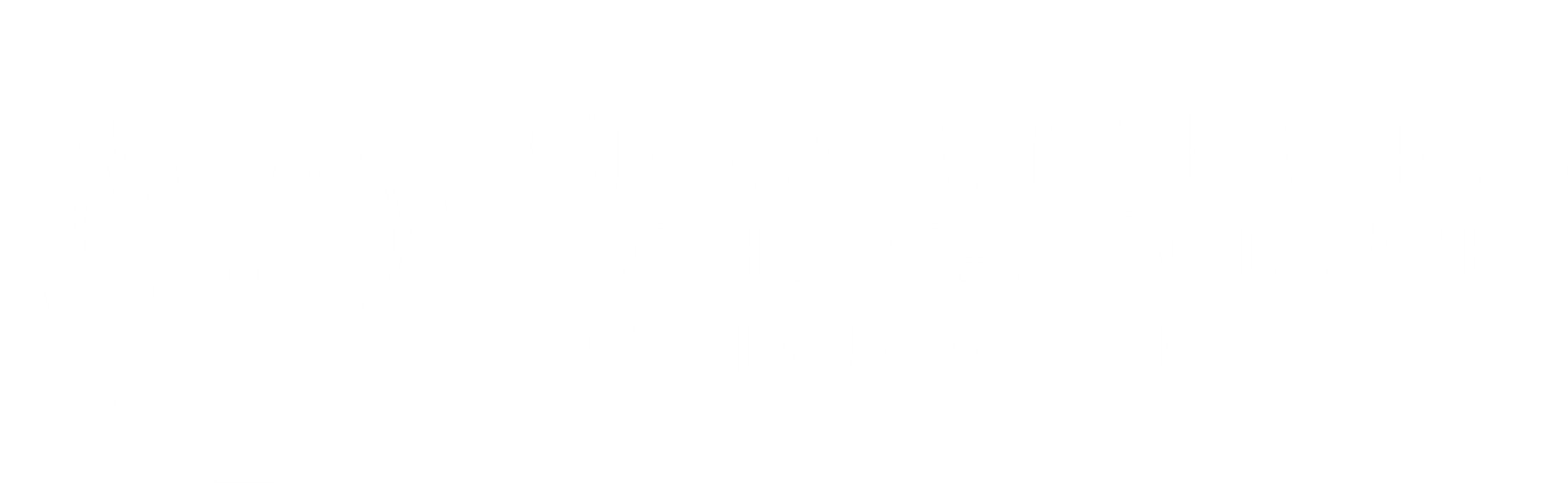 ALL WHITE - Crescent Pearls Technical College of Education PNG Logo